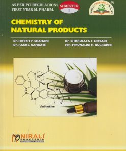CHEMISTRY OF NATURAL PRODUCTS for First Year M.Pharm. Semester 1