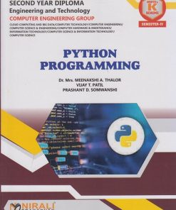 PYTHON PROGRAMMING (COURSE CODE : 314004) Semester 4 Second Year Diploma In Computer Engineering MSBTE's ?K? Scheme