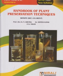 HANDBOOK OF PLANT PRESERVATION TECHNIQUES (SEC-151-BOT-P) for First Year BSc Botany Semester 2