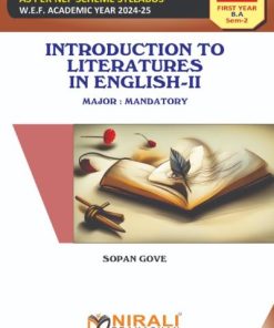 Introduction to Literatures in English 2 ? For MU FYBA Semester 2 | Sopan Gove | Nirali Prakashan