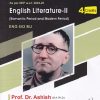 ENGLISH LITERATURE 2 (ROMANTIC PERIOD AND MODERN PERIOD) ENG 652 MJ  | DR ASHISH