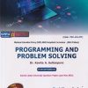 PROGRAMMING AND PROBLEM SOLVING