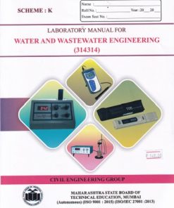 LABORATORY MANUAL FOR WATER AND WASTEWATER ENGINEERING (314314)