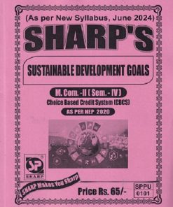 SHARPS SUSTAINABLE DEVELOPMENT GOALS M.COM -II SEM IV |
