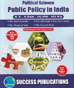 POLITICAL SCIENCEPUBLIC POLICY IN INDIA MA -2 (SEM -4TH) (POL-652 MJ)