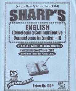 ENGLISH DEVELOPING COMMUNICATIVE OMPETENCE IN ENGLISH  -II F Y B COM SEM II (AEC 151 ENG)