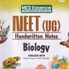 MED ESSENCE NEET UG HANDWRITTEN NOTES BIOLOGY |