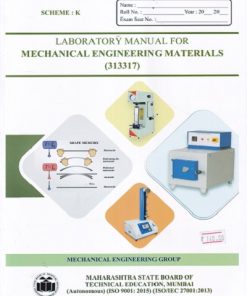 LABORATORY MANUAL FOR MECHANICAL ENGINEERING MATERIALS(313317)