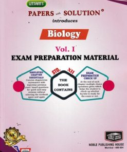 UTTAMS PAPERS WITH SOLUTION BIOLOGY VOLUME 1 EXAM PREPARATION MATERIAL for 12TH