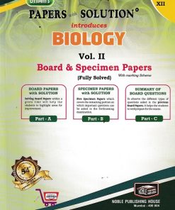 UTTAMS PAPERS WITH SOLUTION BIOLOGY VOLUME 2 BOARD & SPECIMEN PAPERS for 12TH