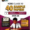 ICSE CLASS 10 40 SAMPLE PAPERS 2025-2026 VOL 1 | EDUCART
