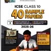 ICSE CLASS 10 40 SAMPLE PAPERS 2025-2026 VOL 2 | EDUCART