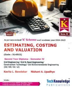 ESTIMATING COSTING AND VALUATION SY DIPLOMA SEM 4TH | KAVITA L BAWDEKAR