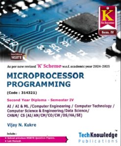 MICROPROCESSOR PROGRAMMING For MSBTE K Scheme Semester 4 | VIJAY N KUKRE