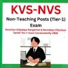 KVS NVS NON TEACHING POSTS  TIER 1 EXAM | CHANDRESH AGRAWALS | NANDINI BOOKS