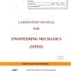 A Laboratory Manual For ENGINEERING MECHANICS  312312 | MAHARASHTRA STATE BOARD