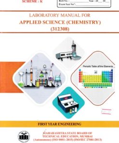 A Laboratory Manual For APPLIED SCIENCE CHEMISTRY (FE Diploma Sem-II) MSBTE (K Scheme)  Brilliant Publications