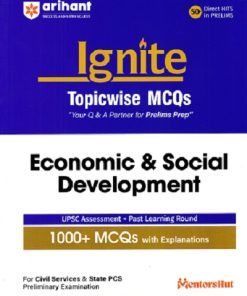 IGNITE TOPICWISE MCQS ECONOMIC & SOCIAL DEVELOPMENT | ARIHANT