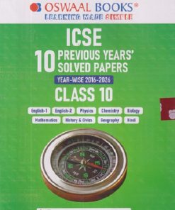 ICSE 10 Previous Years' Solved papers yearwise 2016-2026, Class-10, Physics, Chemistry, Mathematics, Biology, History and Civics, Geography, Hindi, English 1, English FOR 2027 EXAM