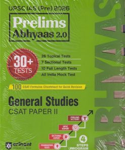 PRELIMS ABHYAAS 2.0  UPSC IAS (PRE) 2026 GENERAL STUDIES PAPER 2 CSAT |