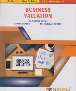 BUSINESS VALUATION for MBA Semester 4 | Dr. Varsha Goyal | Nirali Prakashan