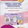 DIRECT TAXATION : COMPLIANCE AND IMPLICATIONS for SY BBI / TY BMS / TY BCom / TY BFM | Maqsood Hanif Memon | Nirali Prakashan