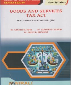 GOOD AND SERVICES TAX ACT for SY BCom Semester 4 | Dr. Ajinath M. Doke | Nirali Prakashan