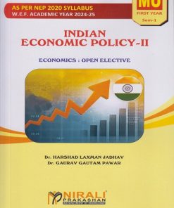 INDIAN ECONOMIC POLICY 2 : Economics for MU FY Semester 1 | Dr. Harshad Laxman Jadhav, Dr. Gaurav Gautam Pawar | Nirali Prakashan