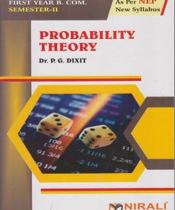 PROBABILITY THEORY for First Year BCom Statistics (Semester 2)