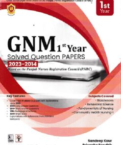 GNM 1st Year Solved Question PAPERS 2023-2014 Based on the Punjab Nurses Registration Council (PNRC) |  Sandeep Kaur | CBS Publishers & Distributors
