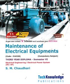MAINTENANCE OF ELECTRICAL EQUIPMENT | S M CHAUDHARI | TECHKNOWLEDGE