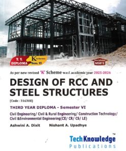 DESIGN OF RCC AND STEEL STRUCTURES | ASHWINI A DIXIT | TECHKNOWLEDGE