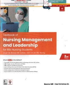 TEXTBOOK OF NURSING MANAGEMENT AND LEADERSHIP | BEENA MR | CBS Publishers & Distributors