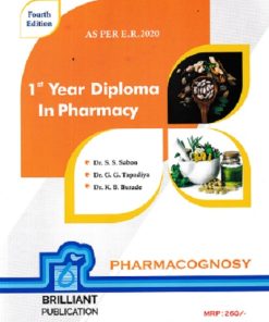 PHAMACOGNOCY | DR. S. S. SABOO, DR. G. G. TAPADIYA, DR. K. B. BURADE | Brilliant Publications