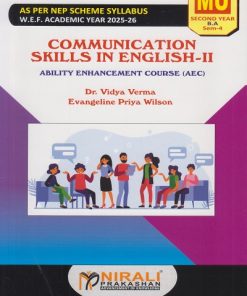 COMMUNICATION SKILLS IN ENGLISH 2 for MU SY BA Semester 4 | Dr. Vidya Verma | Nirali Prakashan