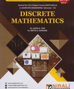 DISCRETE MATHEMATICS for SPPU Second Year [SE] Degree in Computer Engineering Semester 4 | Dr. Latha K. Iyer | Nirali Prakashan