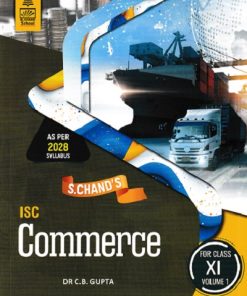 ISC COMMERCE 11TH VOL 1 | DR C B GUPTA | S.CHAND