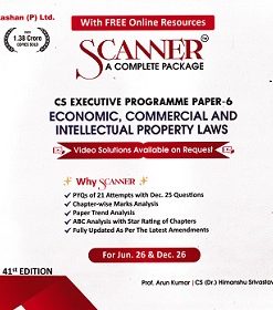 Economic Commercial & Intellectual Property Laws Cs Executive Programme Paper 6 | SHUCHITA
