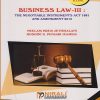 BUSINESS LAW 3 : The Negotiable Instruments Act 1881 and Amendment 2015 for MU SY BCom Semester 4 | Neelam Prem Jethmalani | Nirali Prakashan