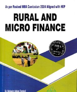 RURAL AND MICRO FINANCE | DR MOHAN ABBAS TAMBOLI | THAKUR