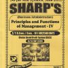 (BUSINESS ADMINISTRATION) PRINCIPLES AND FUNCTION OF MANAGEMENT 4 SY B COM (SEM 4) (OE258COMT) SHARP'S PUBLICATION
