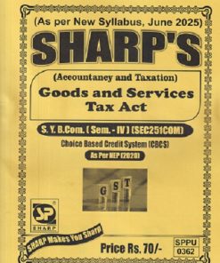 (ACCOUNTANCY AND TAXATION) GOODS AND SERVI SY B COM (SEM 4) (SEC251COM)