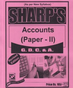 ACCOUNTS (PAPER -2) GDC & A | SHARP'S PUBLICATION