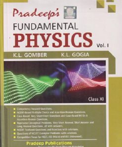 SETS OF TWO BOOKS |  FUNDAMENTAL PHYSICS VOL 1 & 2 CLASS 11TH | K L GOMBER, K L GOGIA |  PRADEEP PUBLICATION