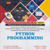 PYTHON PROGRAMMING for DBATU Second Year [SY] BTech in Computer Engineering Semester 4 | Dr. Nitin N. Sakhare | Nirali Prakashan