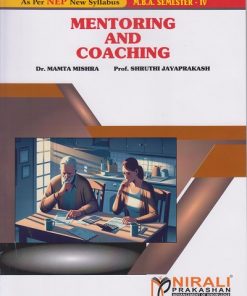 MENTORING AND COACHING for MBA Semester 4 | Dr. Mamta Mishra | Nirali Prakashan