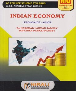 INDIAN ECONOMY : Economics for MU Second Year BA Semester 4 | Dr. Harshad Laxman Jadhav | Nirali Prakashan