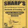 COST AND MANAGEMENT ACCOUNTING METHODS OF COSTING - 2 SY B. COM (SEM 4TH) (MOC253-T) | SHARPS