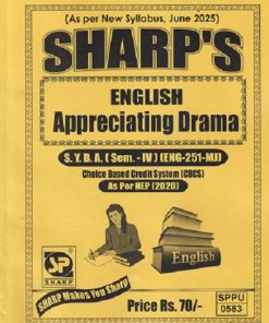 ENGLISH APPRECIATING DRAMA SY B. COM (SEM 4TH) (ENG-251-MJ | SHARPS