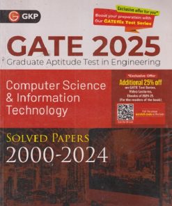 SECOND HAND BOOK | GATE GRADUATE APTITUDE TEST IN ENGINEERING COMPUTER SCIENCE & INFORMATION TECHNOLOGY SOLVED PAPERS 2000-2024 | GKP